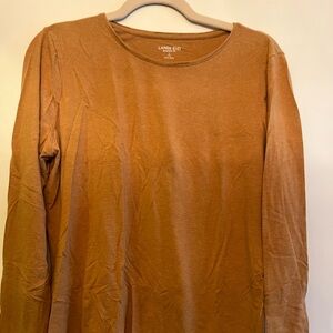 Lands' End Women's Rust Colored Long Sleeve Tee